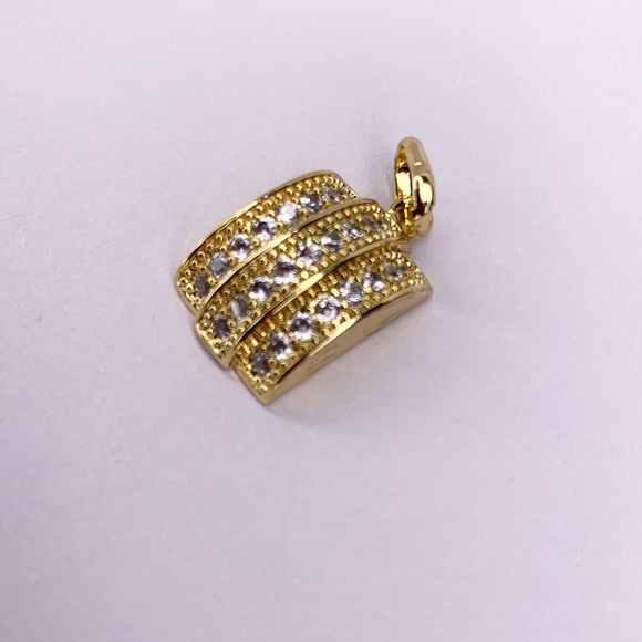 Gold Plated Earring and Pendant Belle Set - Picture 5 of 7